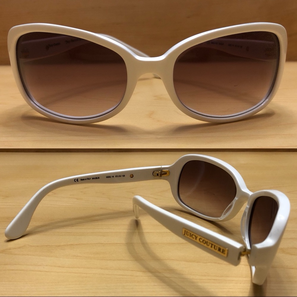 Brand New White Juicy Couture Sunglasses